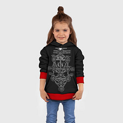 Толстовка-худи детская EVa-updown, цвет: 3D-красный — фото 2
