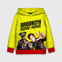 Толстовка-худи детская Brooklyn Nine-Nine, цвет: 3D-красный