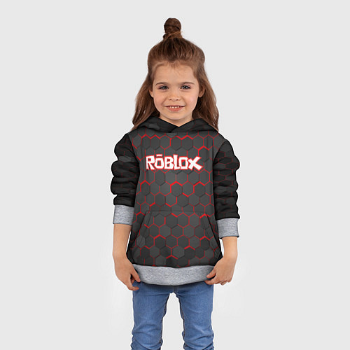 Детская толстовка ROBLOX / 3D-Меланж – фото 4