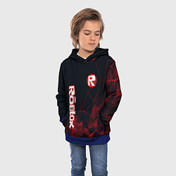 Толстовка-худи детская ROBLOX, цвет: 3D-синий — фото 2