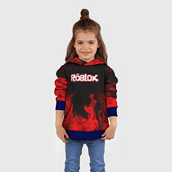 Толстовка-худи детская ROBLOX, цвет: 3D-синий — фото 2