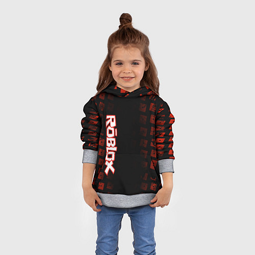 Детская толстовка Roblox / 3D-Меланж – фото 4