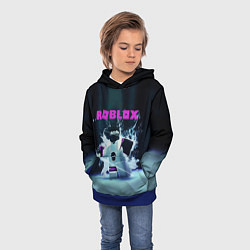 Толстовка-худи детская ROBLOX, цвет: 3D-синий — фото 2