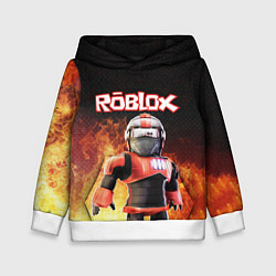 Толстовка-худи детская ROBLOX, цвет: 3D-белый