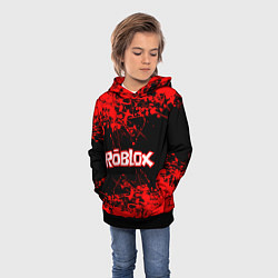 Толстовка-худи детская Roblox, цвет: 3D-черный — фото 2