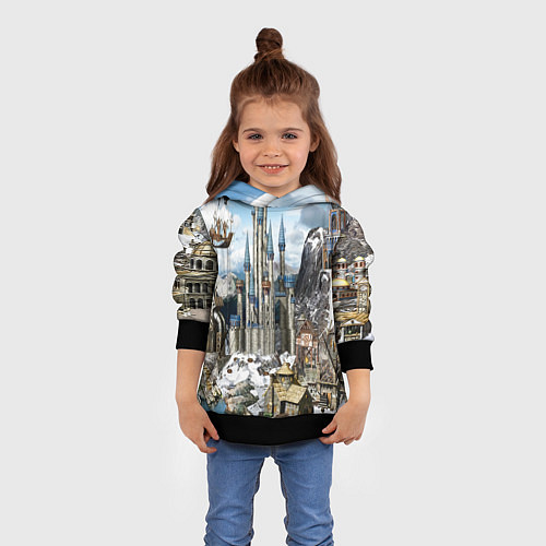 Детская толстовка HEROES / 3D-Черный – фото 4