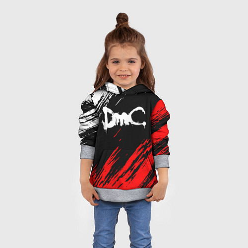 Детская толстовка DEVIL MAY CRY DMC / 3D-Меланж – фото 4