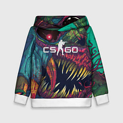 Толстовка-худи детская CS GO Hyper Beast, цвет: 3D-белый