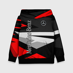 Толстовка-худи детская Mercedes-Benz, цвет: 3D-черный