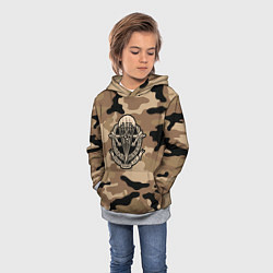 Толстовка-худи детская ВДВ СССР, цвет: 3D-меланж — фото 2