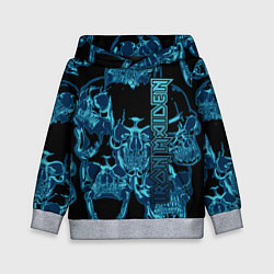 Толстовка-худи детская Iron Maiden, цвет: 3D-меланж
