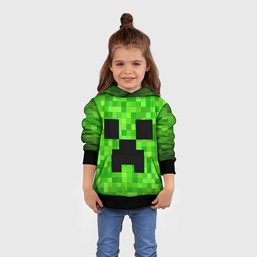Детская толстовка MINECRAFT / 3D-Черный – фото 4