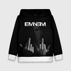 Толстовка-худи детская EMINEM, цвет: 3D-белый