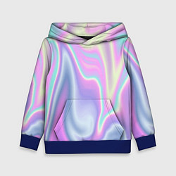 Толстовка-худи детская Vaporwave, цвет: 3D-синий