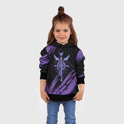 Детская толстовка Стальной алхимик / 3D-Черный – фото 4
