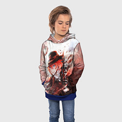 Толстовка-худи детская Bungou Stray Dogs, цвет: 3D-синий — фото 2