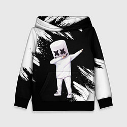 Толстовка-худи детская Marshmello, цвет: 3D-черный