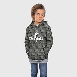 Толстовка-худи детская CS GO, цвет: 3D-меланж — фото 2