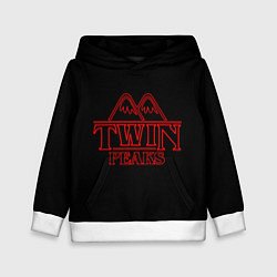Толстовка-худи детская Twin Peaks, цвет: 3D-белый