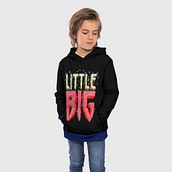 Толстовка-худи детская Little Big, цвет: 3D-синий — фото 2