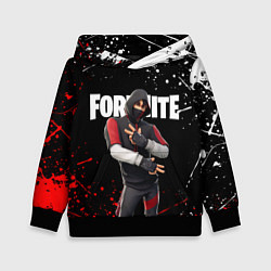 Толстовка-худи детская FORTNITE IKONIK, цвет: 3D-черный