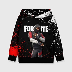 Толстовка-худи детская FORTNITE IKONIK, цвет: 3D-черный