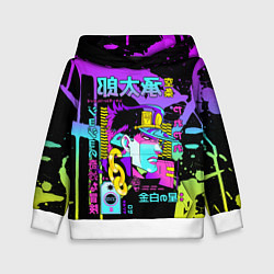 Толстовка-худи детская JoJo Bizarre Adventure, цвет: 3D-белый
