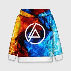 Толстовка-худи детская LINKIN PARK, цвет: 3D-белый