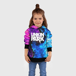 Толстовка-худи детская LINKIN PARK, цвет: 3D-черный — фото 2