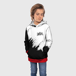 Толстовка-худи детская Louna, цвет: 3D-красный — фото 2