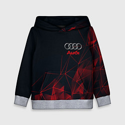 Толстовка-худи детская AUDI, цвет: 3D-меланж