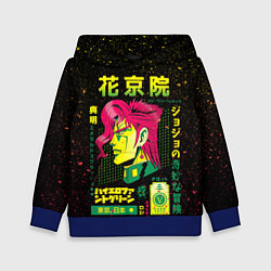 Толстовка-худи детская Приключения ДжоДжо, цвет: 3D-синий