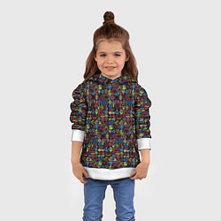 Толстовка-худи детская JoJo Bizarre Adventure, цвет: 3D-белый — фото 2