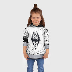 Толстовка-худи детская THE ELDER SCROLLS, цвет: 3D-меланж — фото 2