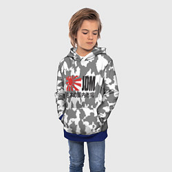 Толстовка-худи детская JDM Style, цвет: 3D-синий — фото 2