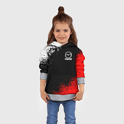 Толстовка-худи детская MAZDA, цвет: 3D-меланж — фото 2