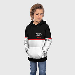 Толстовка-худи детская AUDI SPORT, цвет: 3D-черный — фото 2
