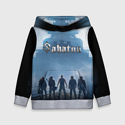 Толстовка-худи детская SABATON, цвет: 3D-меланж