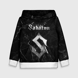 Толстовка-худи детская SABATON, цвет: 3D-белый