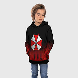 Толстовка-худи детская Umbrella, цвет: 3D-черный — фото 2
