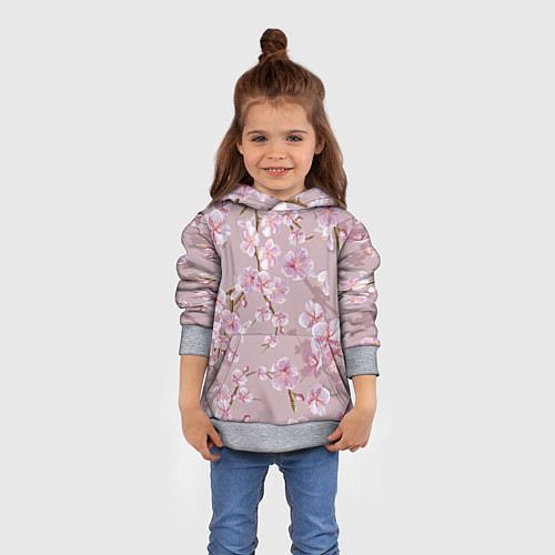 Детская толстовка САКУРА / 3D-Меланж – фото 4