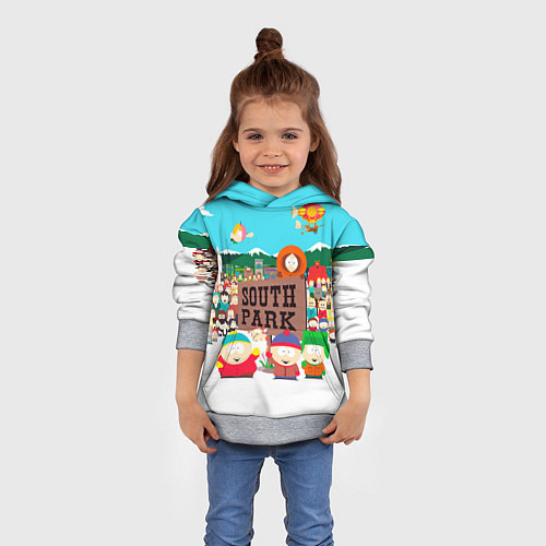 Детская толстовка South Park / 3D-Меланж – фото 4