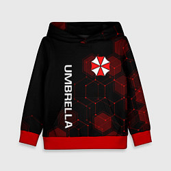 Толстовка-худи детская UMBRELLA CORP, цвет: 3D-красный