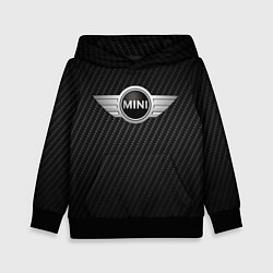 Толстовка-худи детская MINI COOPER CARBON, цвет: 3D-черный