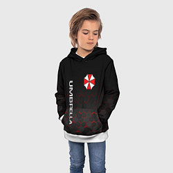 Толстовка-худи детская UMBRELLA CORP, цвет: 3D-белый — фото 2