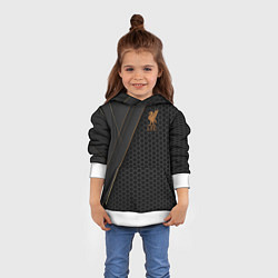 Толстовка-худи детская Liverpool FC, цвет: 3D-белый — фото 2