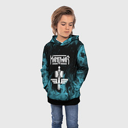 Толстовка-худи детская Manowar, цвет: 3D-черный — фото 2