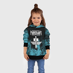 Толстовка-худи детская Manowar, цвет: 3D-черный — фото 2