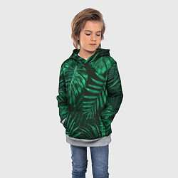 Толстовка-худи детская Я из джунглей, цвет: 3D-меланж — фото 2