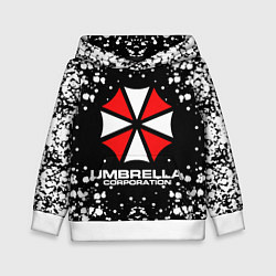 Толстовка-худи детская Umbrella Corporation, цвет: 3D-белый